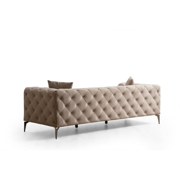 Bež baršunasti sofa 237 cm Como – Artie-image-2