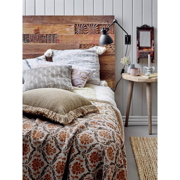 Zidno ogledalo s okvirom od masivnog drveta 17,5x43 cm Sehar – Bloomingville-image-1