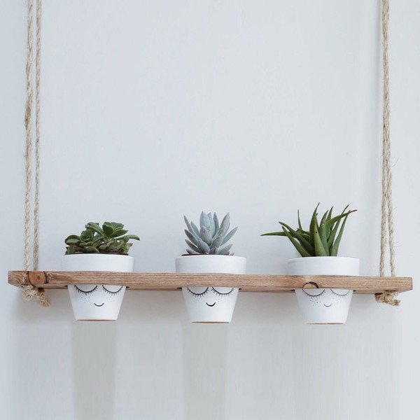 Drveni stalak za tegle za cvijeće (visina 80 cm) Gar – Kalune Design-image-2