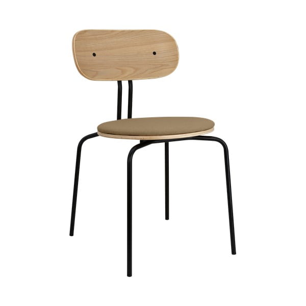 Crna/svjetlo smeđa blagovaonska stolica Curious – UMAGE