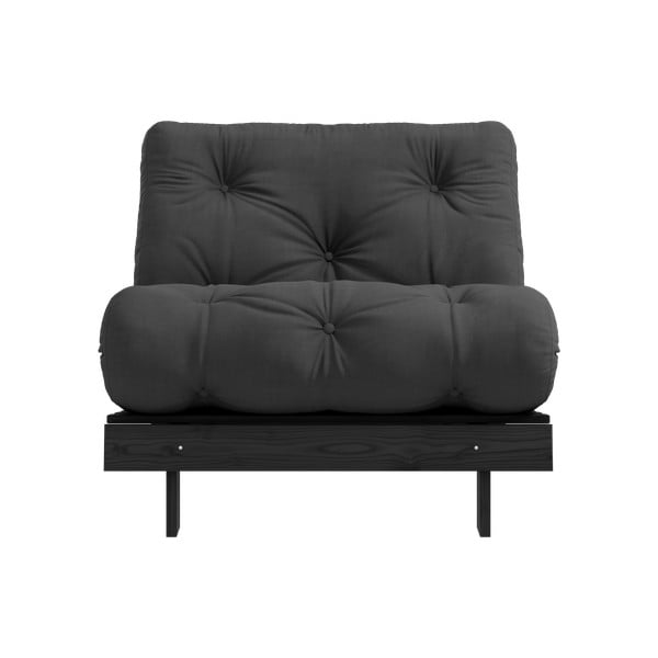 Tamno siva fotelja Roots Black Night – Karup Design