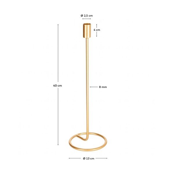 Metalni svijećnjak Babirye – Kave Home-image-4