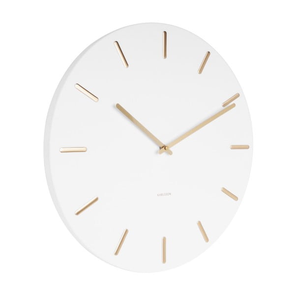 Bijeli zidni sat Karlsson Charm-image-1