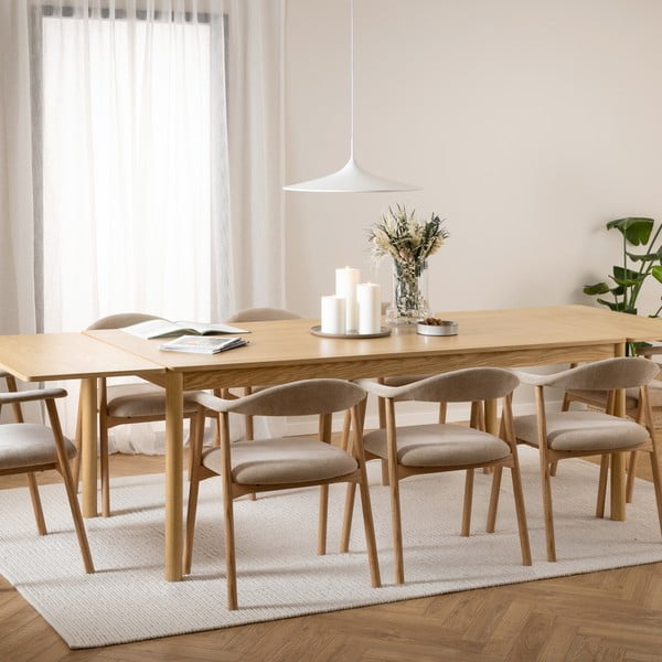 Bež/u prirodnoj boji blagovaonska stolica Addi – Actona-image-1