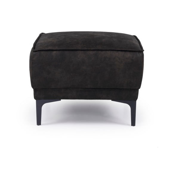 Antracitno sivi tabure od imitacije kože Copenhagen – Scandic