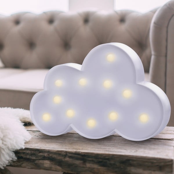 LED svjetlosni ukras DecoKing Cloud, visina 18 cm