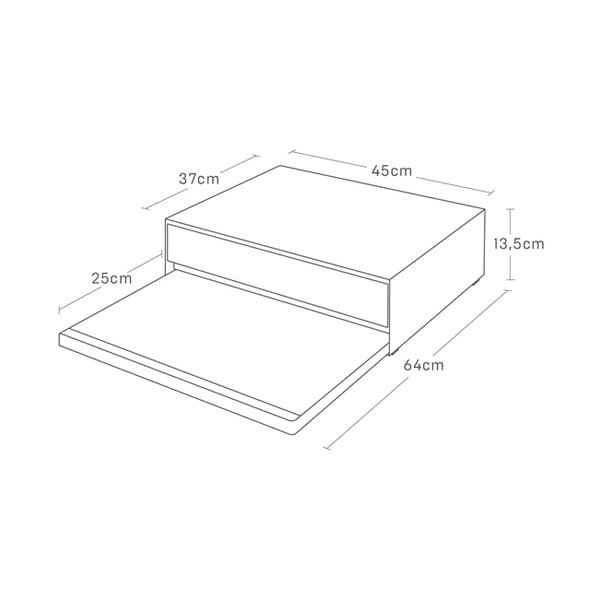 Metalna dodatna kuhinjska polica Tower – YAMAZAKI-image-2