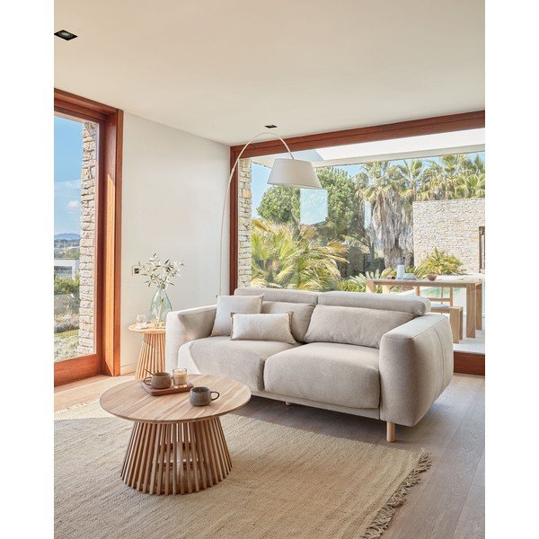 Bež kauč 215 cm Singa - Kave Home-image-1