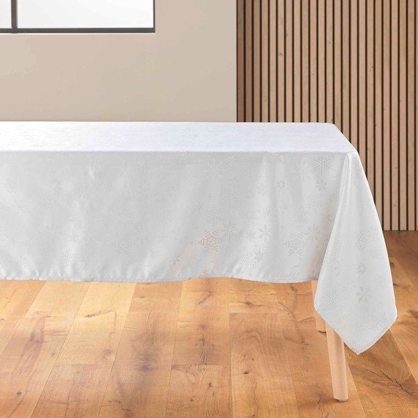 Stolnjak s božićnim motivom od jacquarda 140x300 cm Flocons – douceur d'intérieur