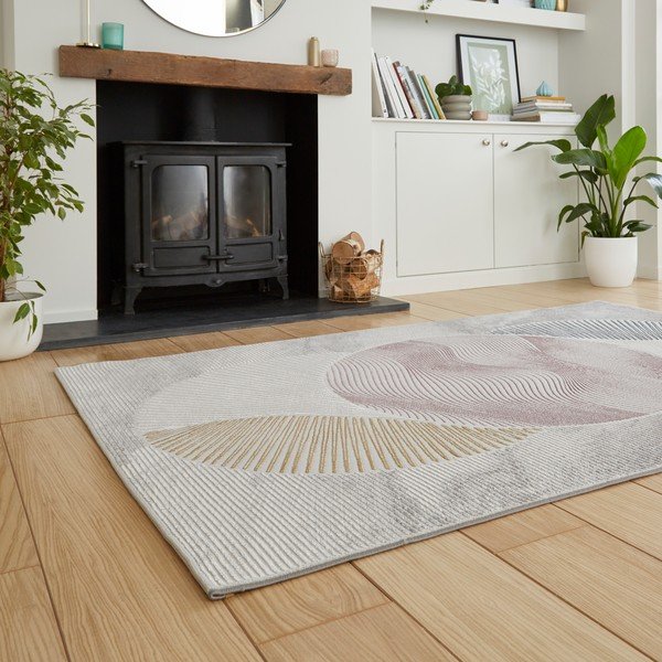Svijetlo plavi/svijetlo ružičasti tepih 160x230 cm Creation – Think Rugs-image-2