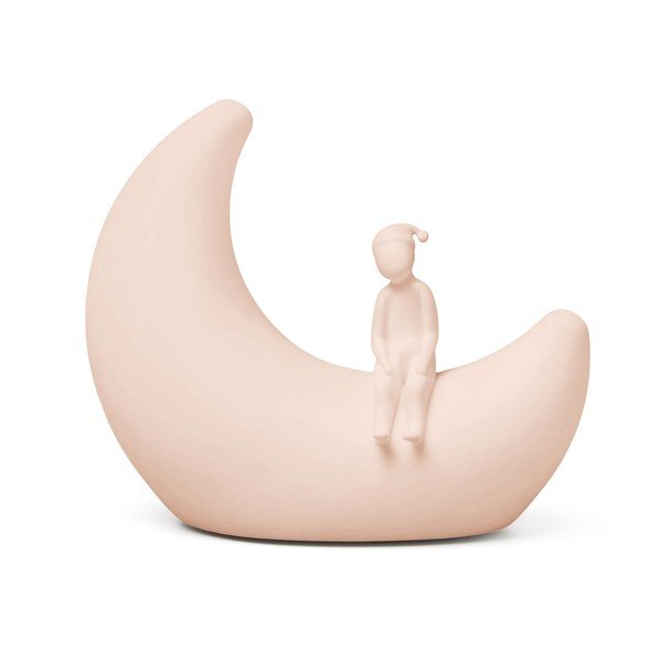 Svijetlo ružičasto noćno svjetlo za djecu Moon Shell – Cam Cam Copenhagen