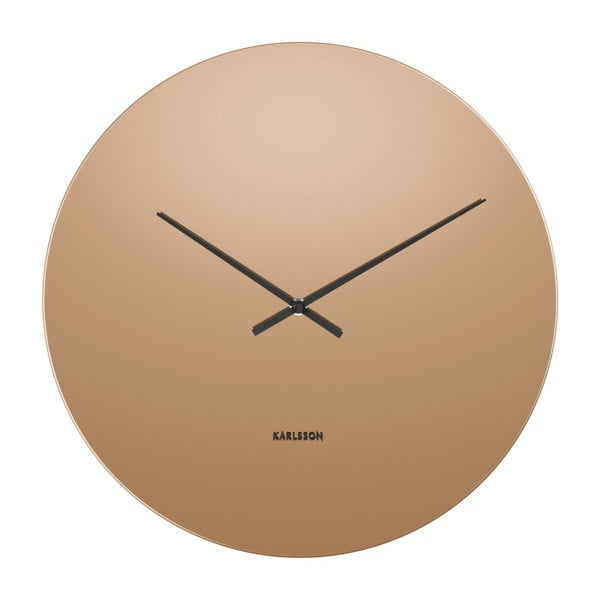 Zidni sat u bakrenoj boji Karlsson Mirage, ⌀ 40 cm
