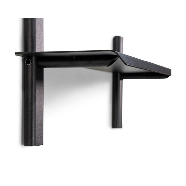 Crna metalna polica 60 cm Hola – Spinder Design-image-3