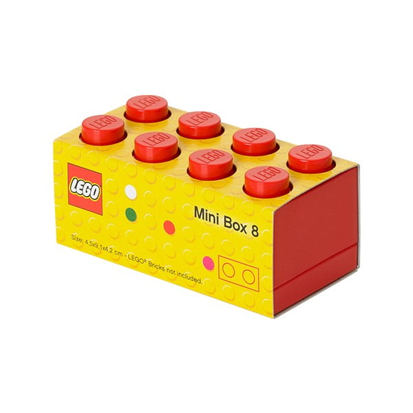 Crvena kutija za pohranu LEGO® Mini Box-image-1
