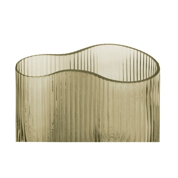 Zelena staklena vaza PT LIVING Wave, visina 18 cm-image-2