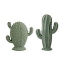 Set od 2 zelene ukrasne skulpture Bloomingville Cactus