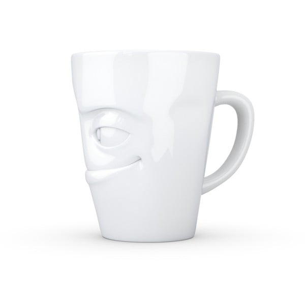 Bijela porculanska šalica s ručkom, vragolast, 58products-image-2