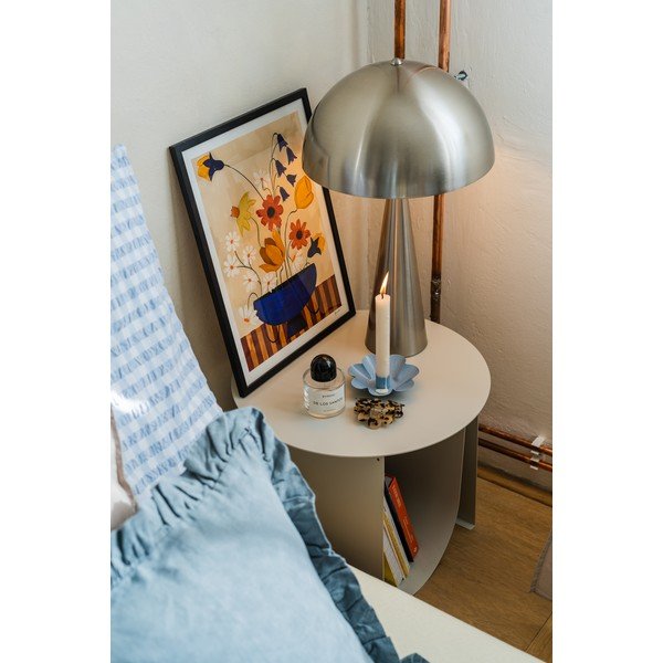 Stolna lampa u srebrnoj boji Leitmotiv Sublime, visina 51 cm-image-3