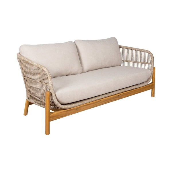 Krem/u prirodnoj boji vrtna garnitura od masivnog bagrema za 4 osobe Terracina – House Nordic-image-1