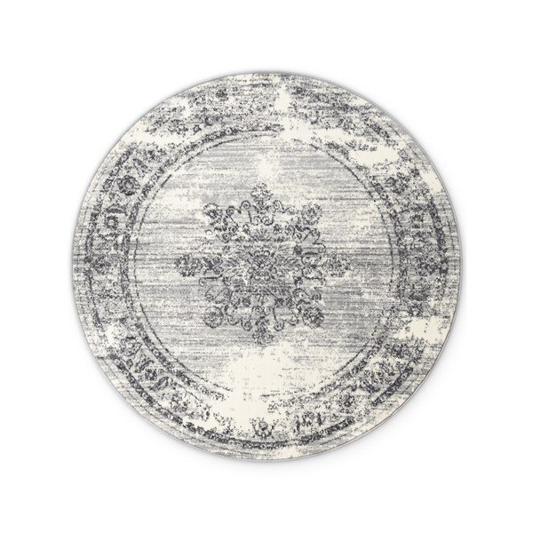 Sivi/krem okrugli tepih ø 160 cm Gloria Lydia – Hanse Home