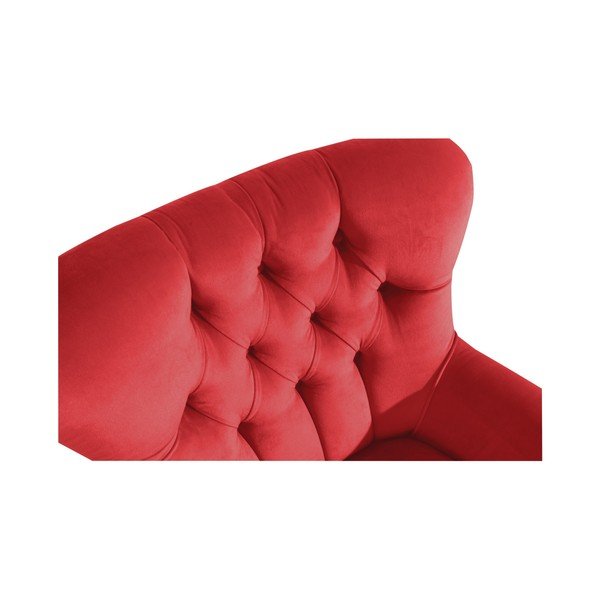 Crvena fotelja Max Winzer Brandon Suede-image-1