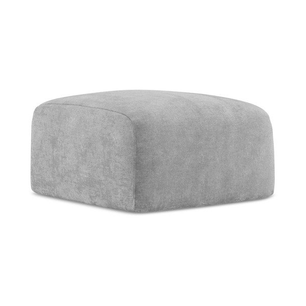 Svijetlo sivi tabure od šenila Leila – Makamii-image-3