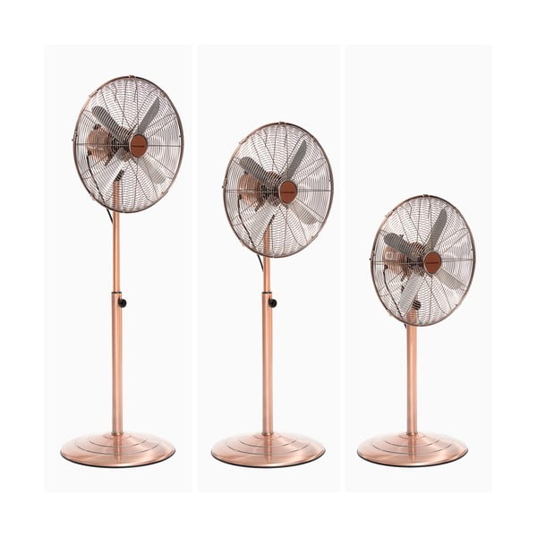 Podesivi ventilator bakrene boje InnovaGoods Retro