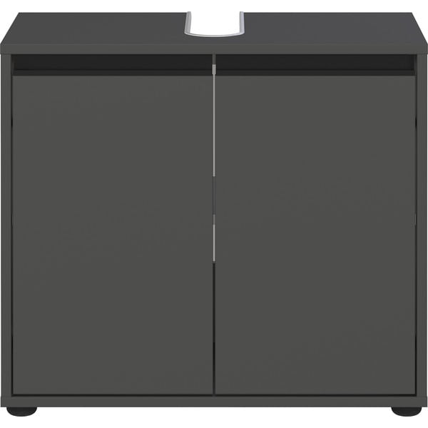 Antracitno sivi ormarić za ispod umivaonika 63x55 cm Lemont – Germania