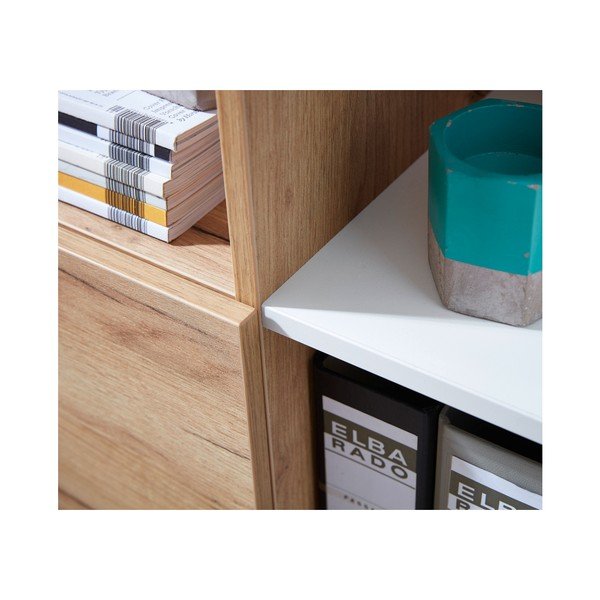 Regal za knjige u dekoru hrasta 85x120 cm Lioni - Germania-image-4