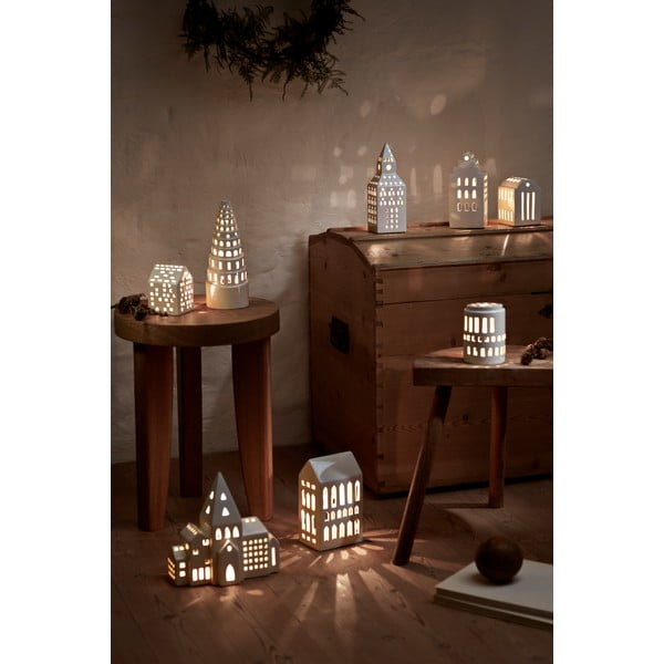 Keramički svijećnjak za svijeću lučicu Urbania Lighthouse Church Tower – Kähler Design-image-4