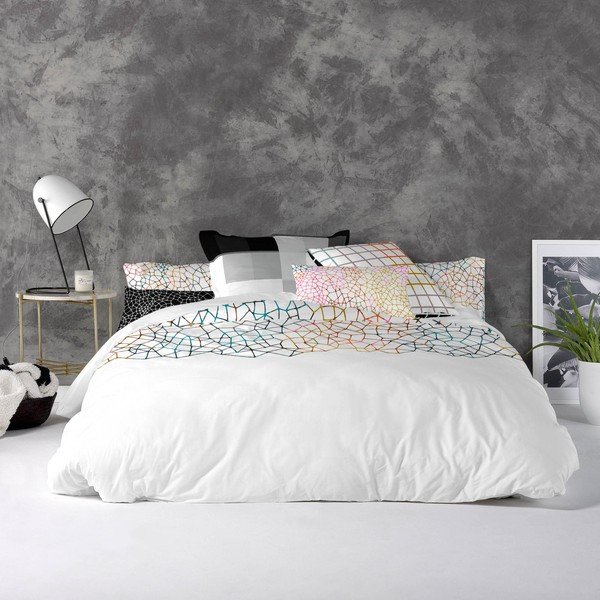 Pamučni pokrivač za poplun Blanc Net, 200 x 200 cm-image-1