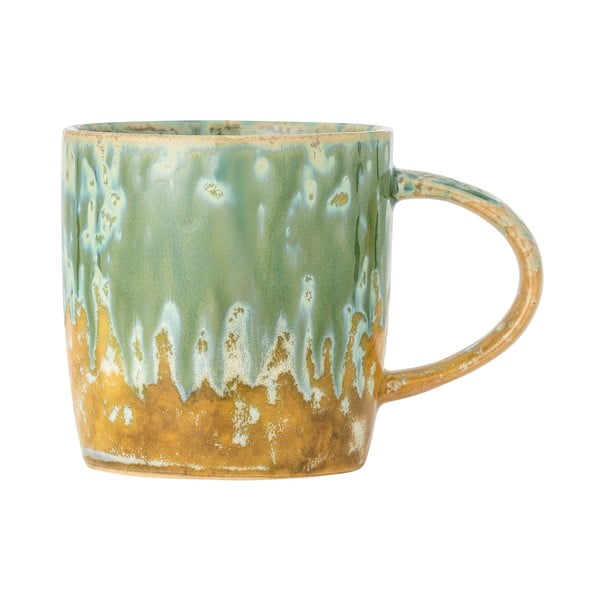 Žuta /svijetlo zelena šalica od kamenine 400 ml Milani – Bloomingville-image-3