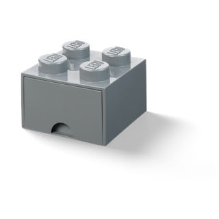 Dječja tamno siva kutija s LEGO® ladicom