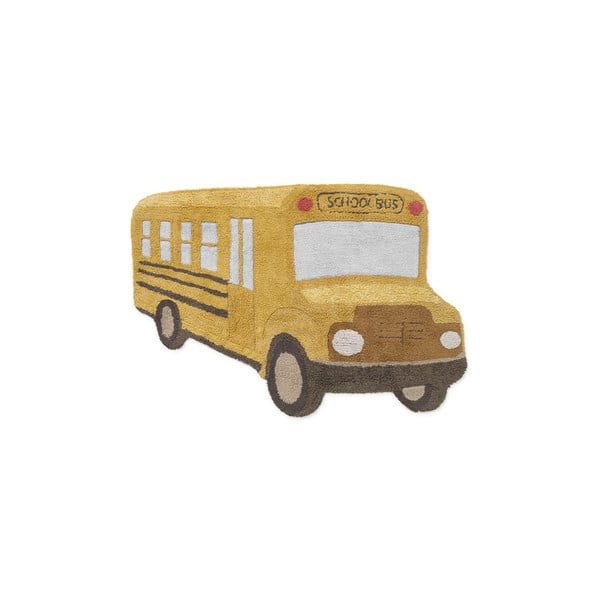 Oker žuti periv/ručno rađen pamučan dječji tepih 90x130 cm School Bus – Lorena Canals