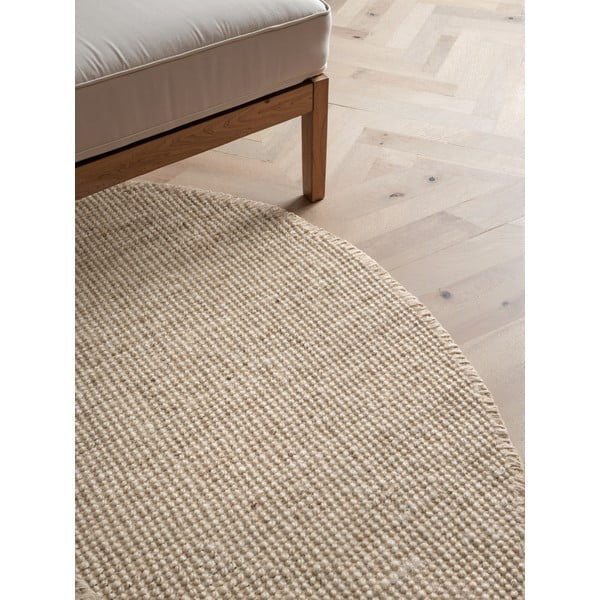 Krem juten okrugli tepih ø 160 cm Bouclé Jaipur – Hanse Home-image-2