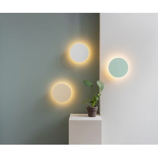 Bijela LED zidna svjetiljka s timerom/USB daljinskim upravljačem ø 19 cm Dot - Remember