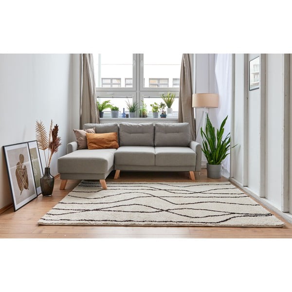 Bijeli/crni tepih 160x230 cm Routa – Universal-image-2