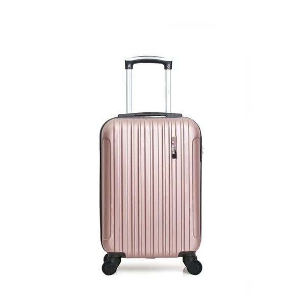 Ružičasti kofer na četiri kotača Bluestar Margo, 37 l