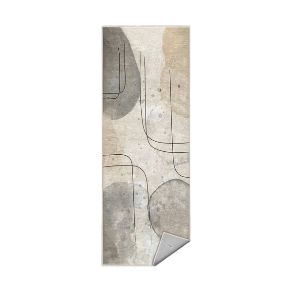 Siva/krem perivia staza 80x200 cm Simple Lines – Mila Home