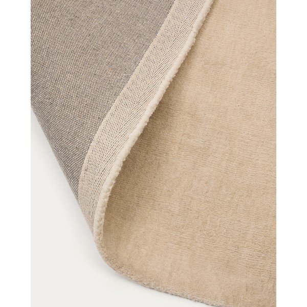 Krem tepih 160x230 cm Empuries – Kave Home-image-2