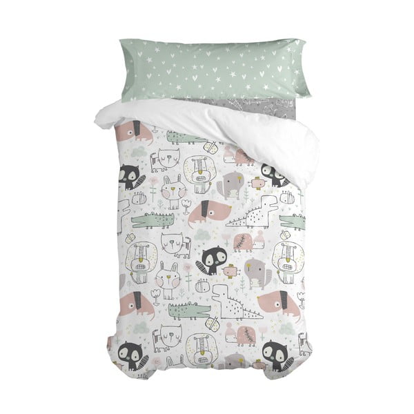 Dječja pamučna plahta Moshi Moshi Best Buddies, 90 x 200 cm-image-2