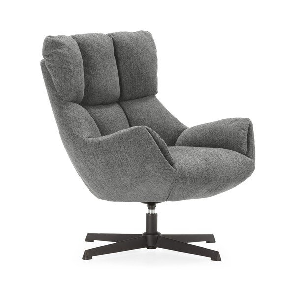 Siva fotelja Odette – Marckeric