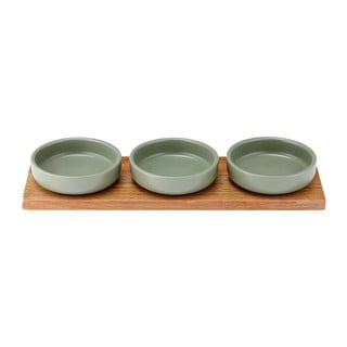 Zelene zdjele za posluživanje u kompletu od 3 posude od kamenine Host - Ladelle