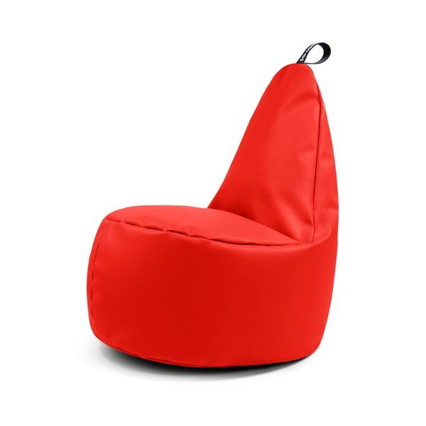 Crvena vreća za sjedenje od imitacije kože Lull XL – So Soft?