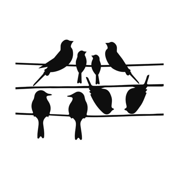 Naljepnica protiv udaranja ptica o staklo za prozore 33x23 cm – Esschert Design