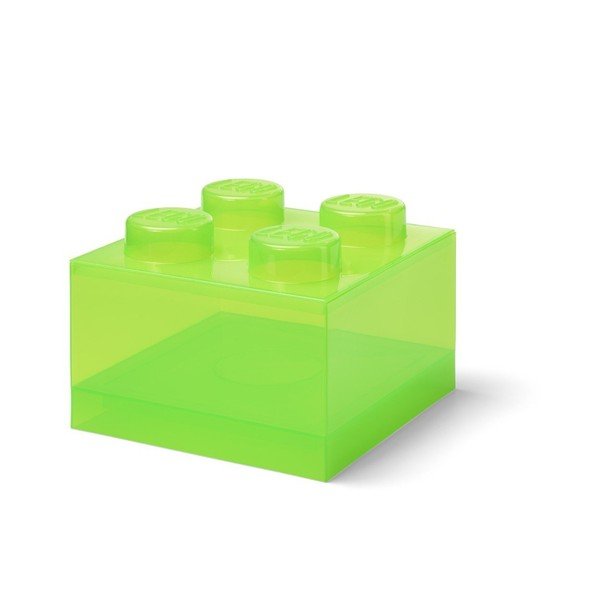 Zelena plastična dječja kutija za pohranu 25x25x18 cm – LEGO®