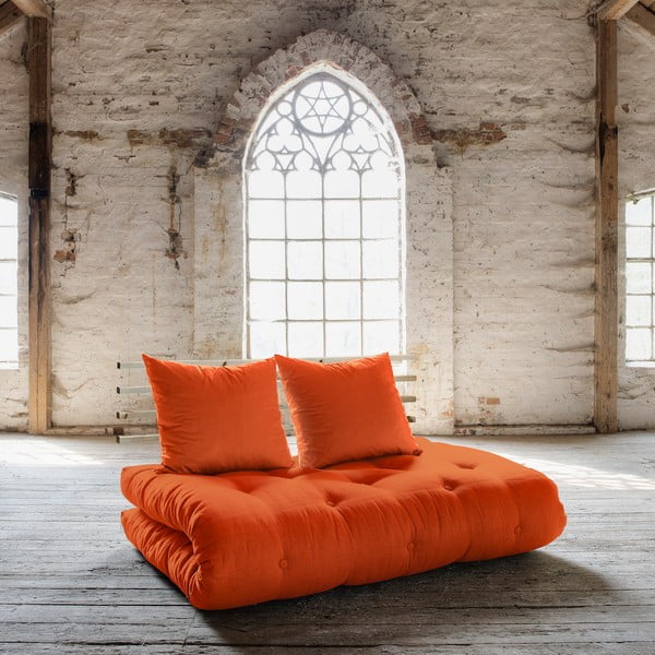 Sofa na razvlačenje Karup Shin Sano Natur / Orange