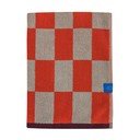 Narančasti/bež ručnik od organskog pamuka od frotira 70x133 cm Retro – Mette Ditmer Denmark