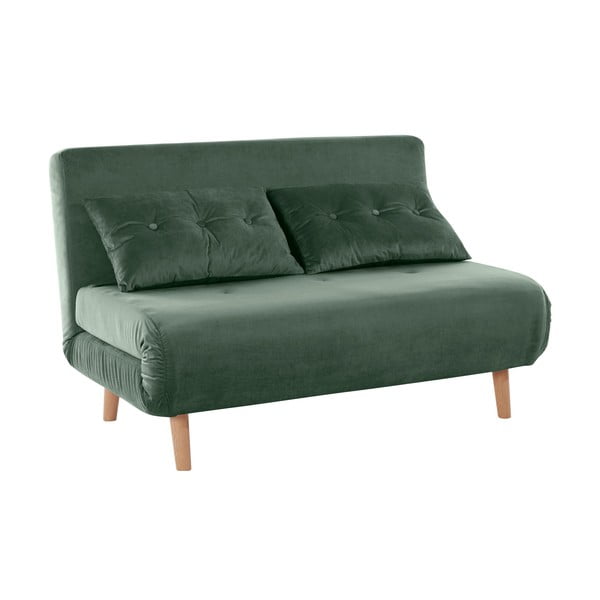 Zelena baršunasta sofa 125 cm Magalli - Støraa