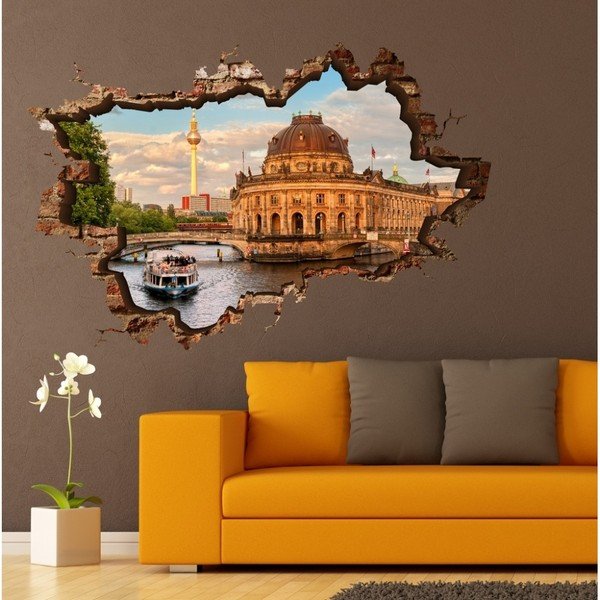 Zidna naljepnica 3D Art Marro, 135 x 90 cm-image-1